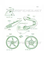 DecalsGreenDDF per Kawasaki Z1000 2011