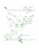 Front Fenders per Kawasaki Z1000 2011