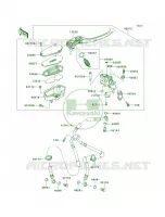 Front Master Cylinder per Kawasaki Z1000 2011