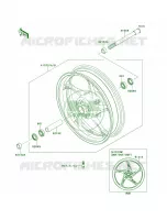 Front Wheel per Kawasaki Z1000 2011