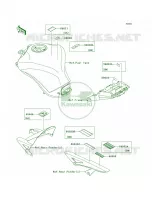Labels per Kawasaki Z1000 2011