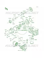 Oil PumpOil Filter per Kawasaki Z1000 2011