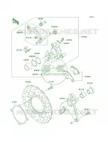 Rear Brake per Kawasaki Z1000 2011