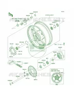 Rear WheelChain per Kawasaki Z1000 2011