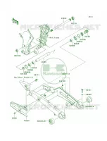 Swingarm per Kawasaki Z1000 2011