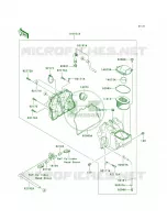 Air Cleaner per Kawasaki Z750  2010