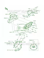Cowling per Kawasaki Z750  2010