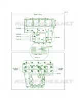 Crankcase Bolt Pattern per Kawasaki Z750  2010