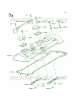 Cylinder Head Cover per Kawasaki Z750  2010