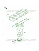 CylinderPistons per Kawasaki Z750  2010