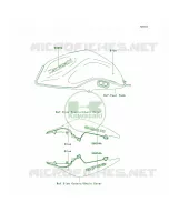 DecalsBlueL9F per Kawasaki Z750  2010