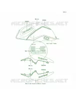 DecalsWhiteBlackLAFLAS per Kawasaki Z750  2010
