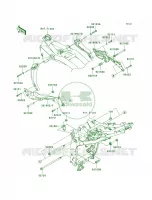 Engine Mount per Kawasaki Z750  2010