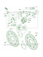 Front Brake per Kawasaki Z750  2010