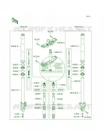 Front Fork per Kawasaki Z750  2010