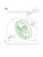 Front Hub per Kawasaki Z750  2010