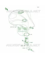 Fuel Pump per Kawasaki Z750  2010