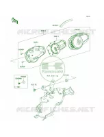 Meters per Kawasaki Z750  2010