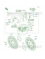 Front BrakeA9F per Kawasaki Versys  2009