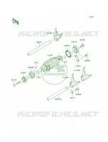 Gear Change DrumShift Forks per Kawasaki Versys  2009