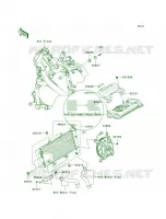 RadiatorA7FA8F per Kawasaki Versys  2009