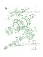Clutch per Kawasaki Z1000  2008