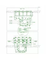 Crankcase Bolt Pattern per Kawasaki Z1000  2008