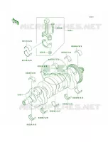 Crankshaft per Kawasaki Z1000  2008