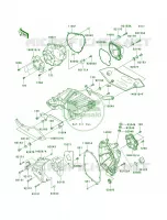 Engine Covers per Kawasaki Z1000  2008