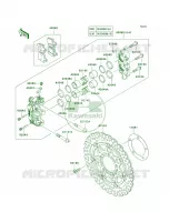Front Brake per Kawasaki Z1000  2008