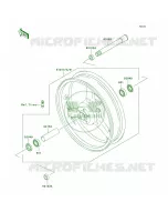Front Hub per Kawasaki Z1000  2008