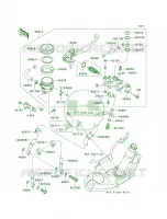 Front Master Cylinder per Kawasaki Z1000  2008