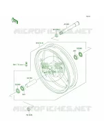 Front Wheel per Kawasaki Z1000  2008