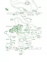Fuel Evaporative SystemCA per Kawasaki Z1000  2008