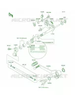 Gear Change Mechanism per Kawasaki Z1000  2008