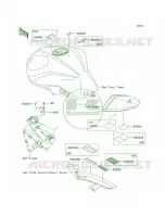 Labels per Kawasaki Z1000  2008
