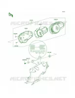 Meters per Kawasaki Z1000  2008