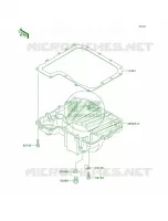 Oil Pan per Kawasaki Z1000  2008