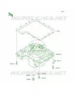 Oil Pan per Kawasaki Z1000  2008