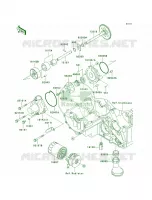 Oil PumpOil Filter per Kawasaki Z1000  2008