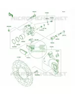 Rear Brake per Kawasaki Z1000  2008