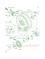 Rear Hub per Kawasaki Z1000  2008
