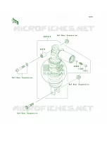 Shock Absorbers per Kawasaki Z1000  2008