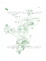 Battery Case per Kawasaki Z750  2008