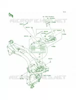 Battery Case per Kawasaki Z750  2008