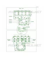 Crankcase Bolt Pattern per Kawasaki Z750  2008