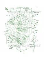 Crankcase per Kawasaki Z750  2008