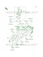 Crankshaft per Kawasaki Z750  2008