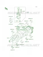 Crankshaft per Kawasaki Z750  2008