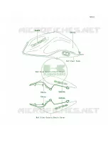 DecalsEbonyL7F per Kawasaki Z750  2008